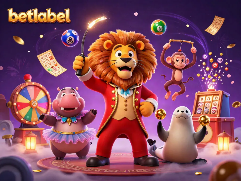 Engage in thrilling gaming at betlabel with colorful elements creating a vibrant casino atmosphere.